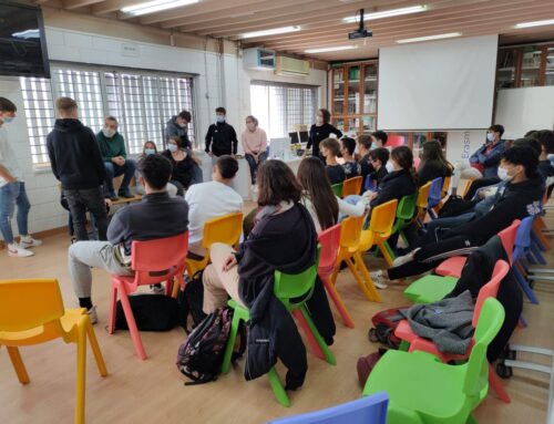 Taller sobre violencia con el alumnado del IES Punta del Verde